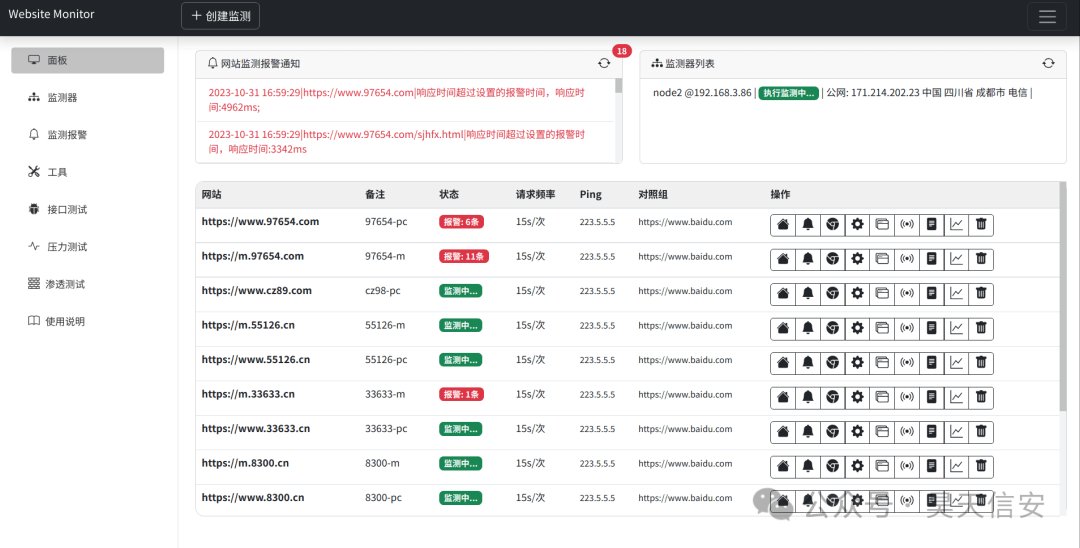 安全监测-网站监测平台-人生如棋，落子无悔！